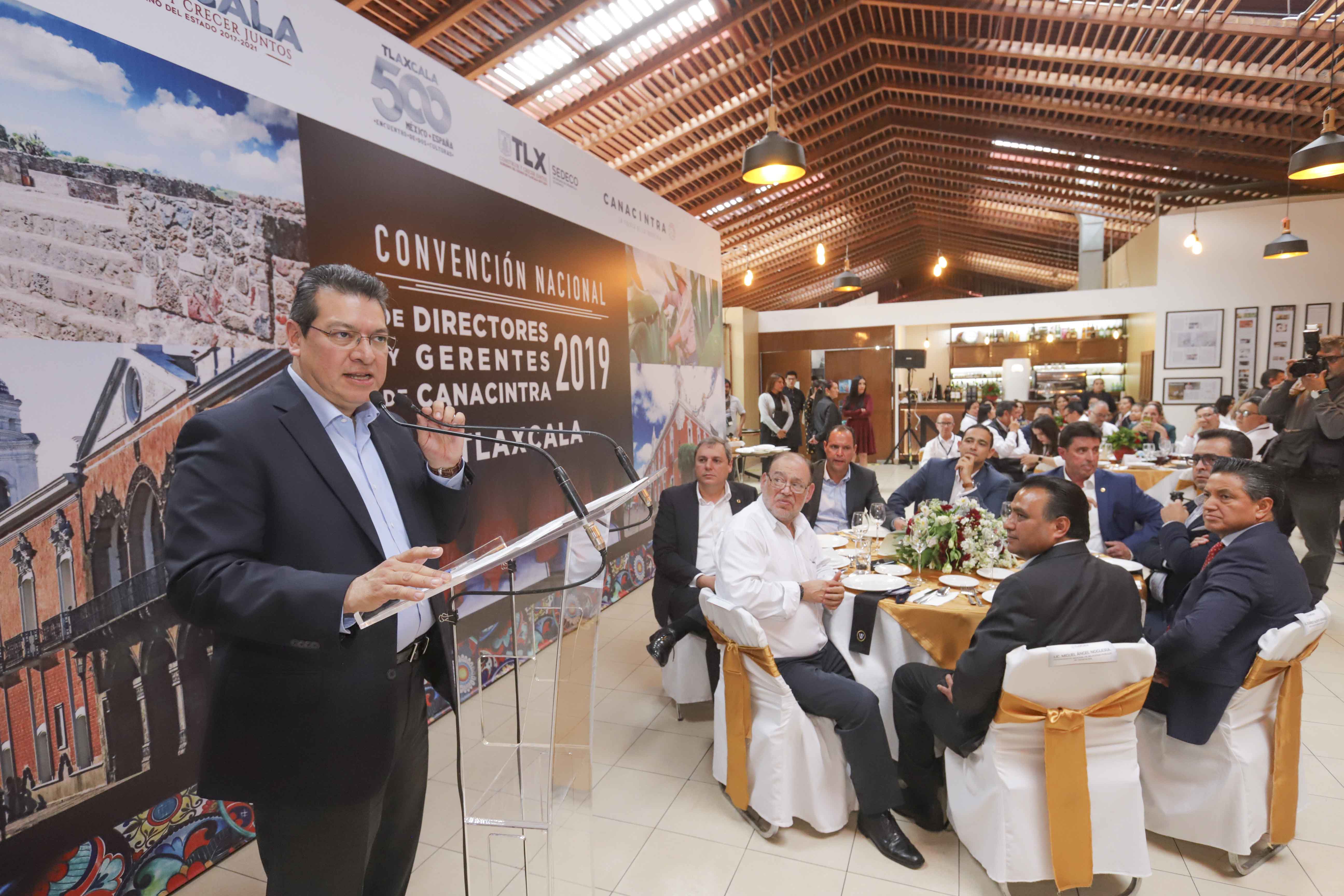 Foto: Cortesía  Marco Mena inaugura Convención Nacional de la CANACINTRA