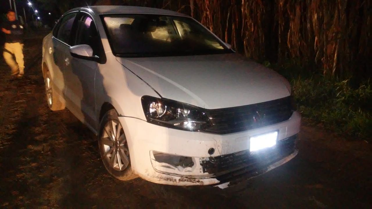 Foto: Cortesía  Tras persecución, recupera policía de San Pedro Cholula auto robado