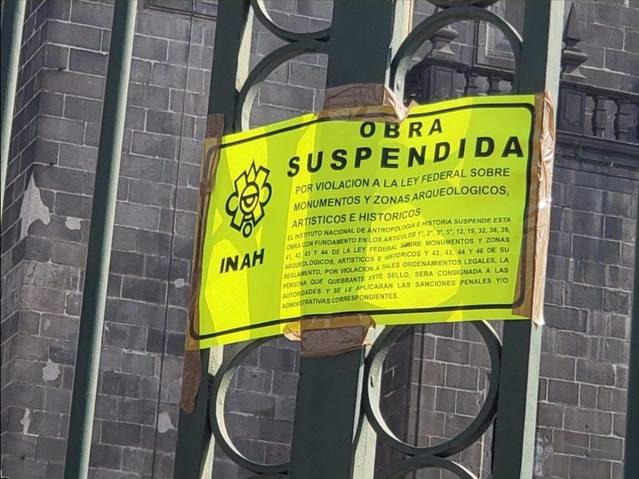 Foto: Twitter Gobierno del Estado confirma que instalación de la réplica de la Capilla Sixtina en catedral continuará