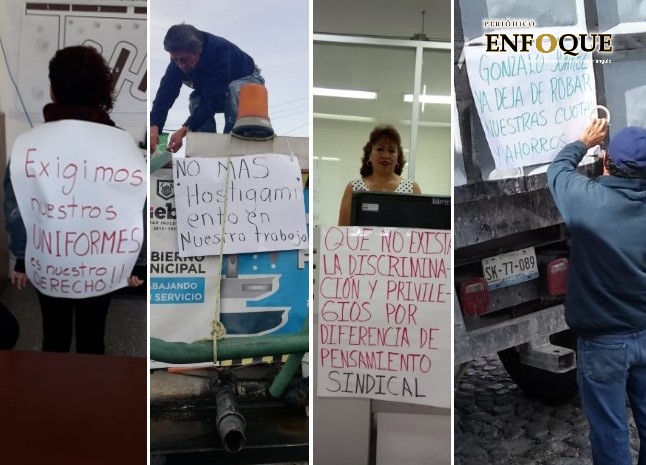 Foto: César Valdez Sindicalizados del Ayuntamiento de Puebla denuncian hostigamiento laboral (Video)