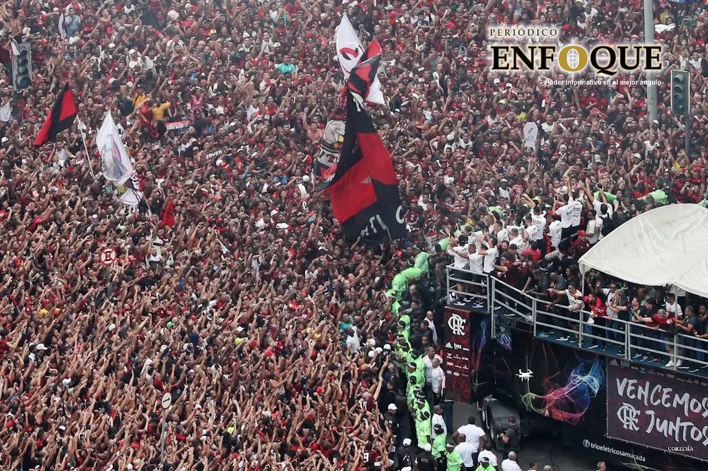 Locura en Río de Janeiro tras el título de Flamengo en la Libertadores (VIDEO) 