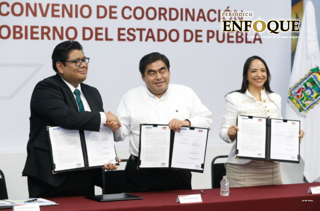 Foto: Cortesía  Gobierno del Estado suscribe convenio con el Coneval para mejorar las prácticas de evaluación en política social