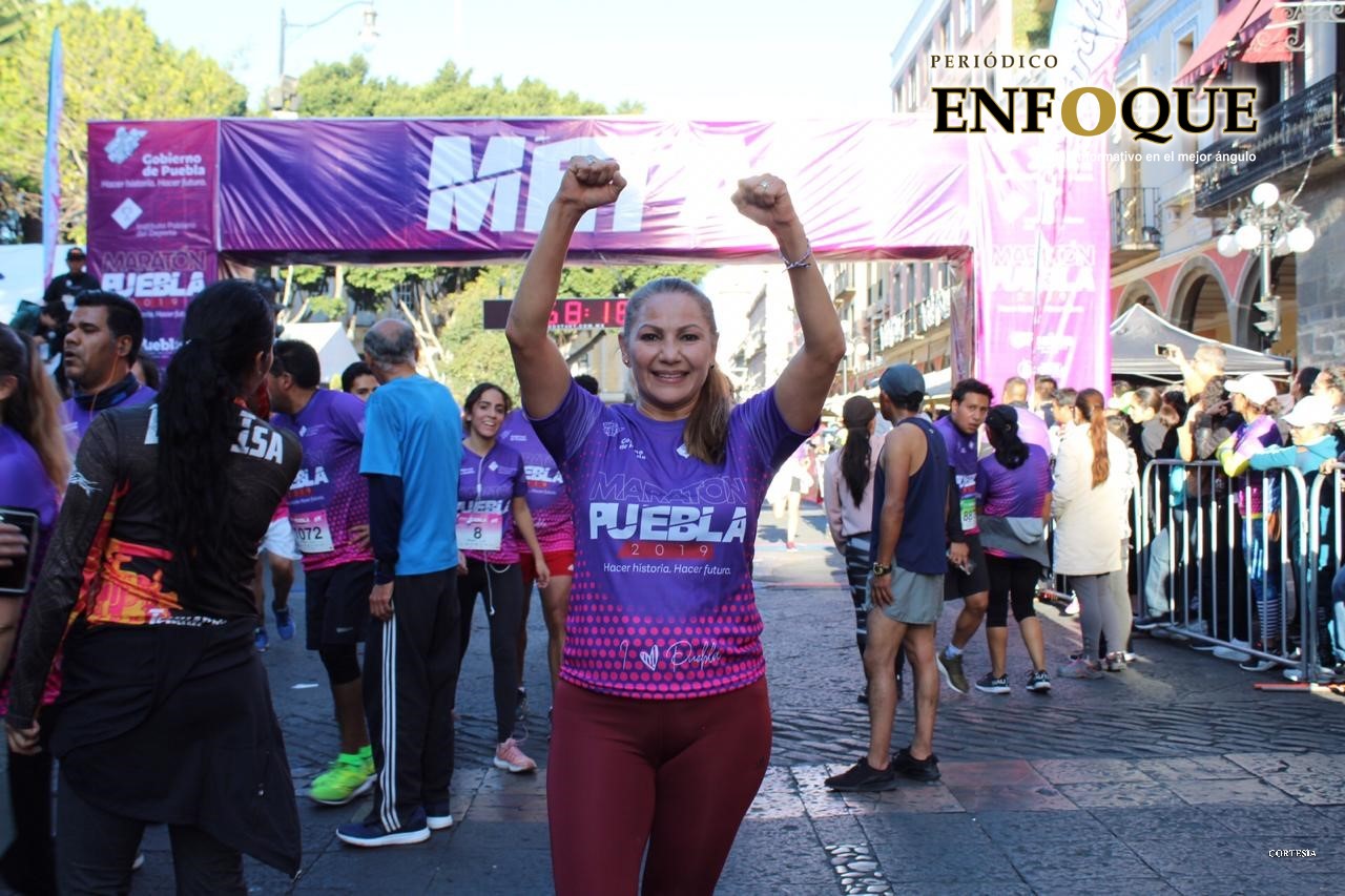 Foto: Cortesía  No alcanzaron las medallas en el Maratón de Puebla