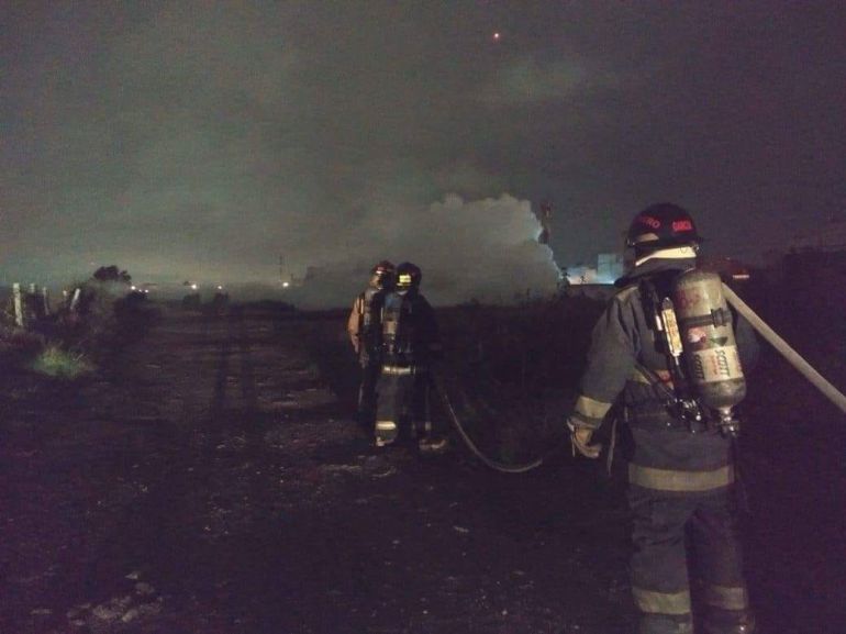 Controlan fuga de gas en túnel clandestino en Puebla