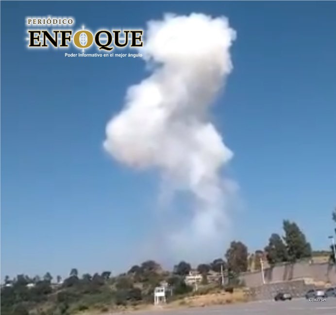 Foto: Cortesía Explota polvorín en Amozoc