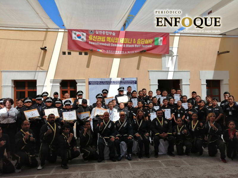 Foto: Antonio Zamora Hosin Kwon Bub continúa con la capacitación de poblanos