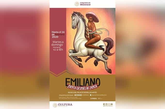 Foto: Cortesía Descendientes de Emiliano Zapata, indignados por pintura que lo feminiza
