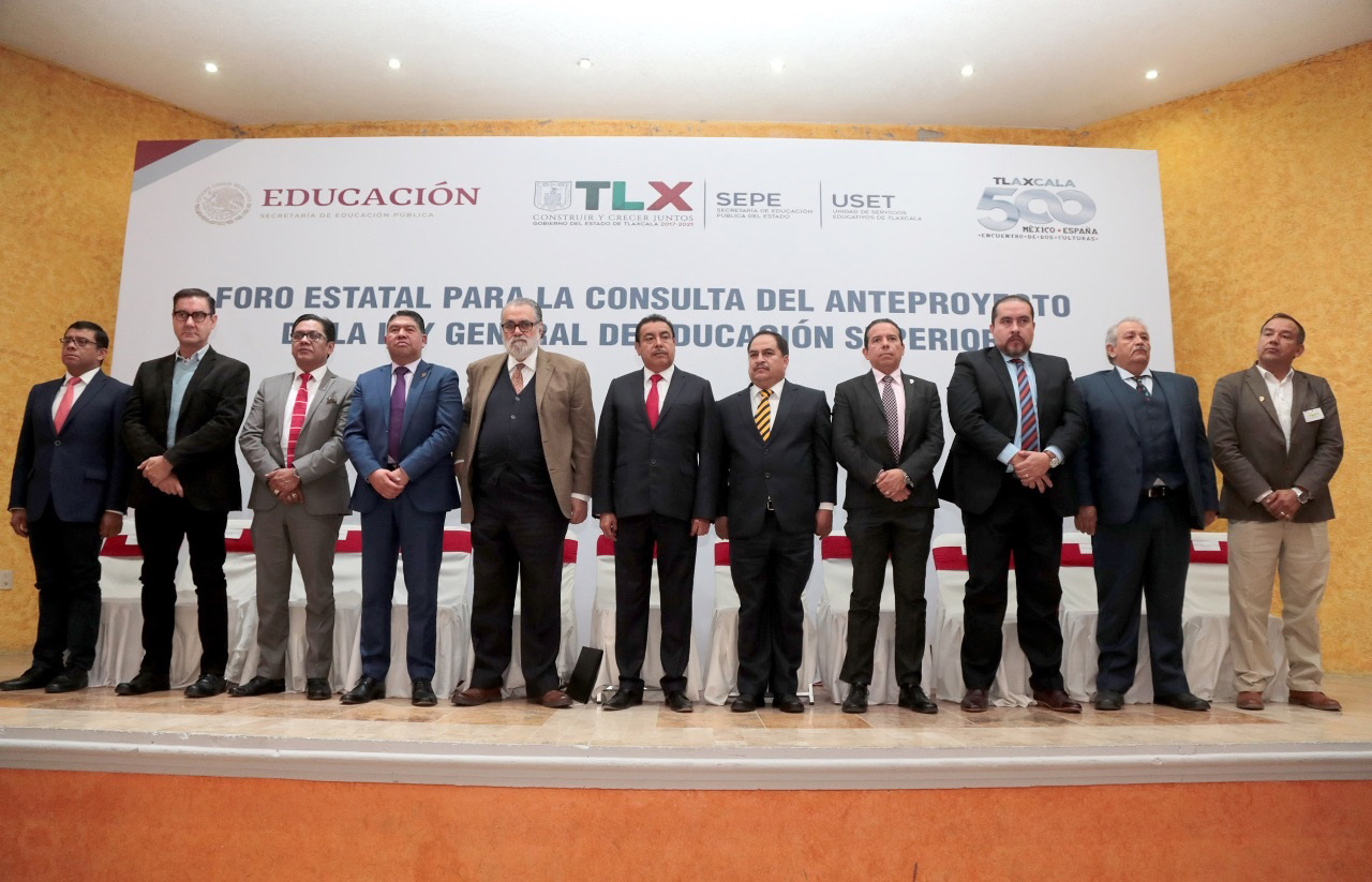 Foto: Cortesía Realiza SEPE Tlaxcala foro de consulta del anteproyecto de Ley General de Educación Superior
