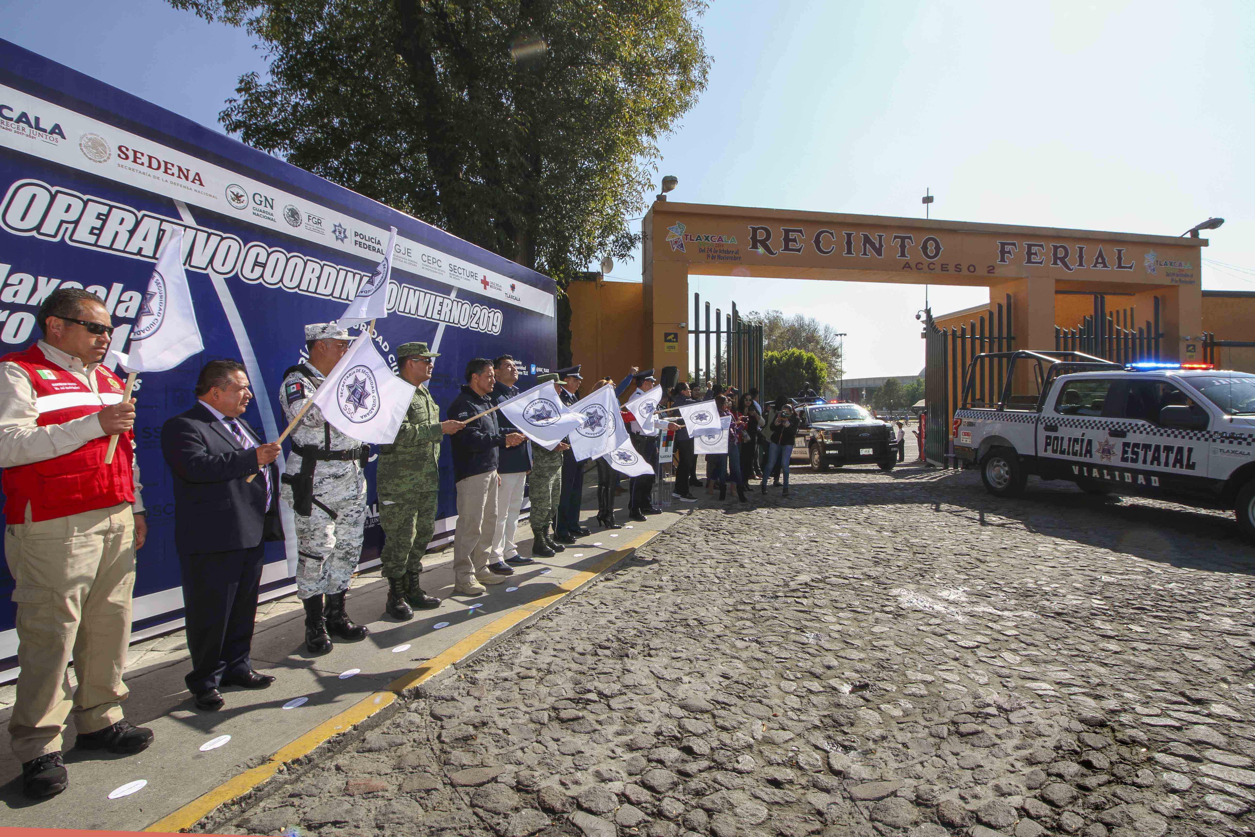 Foto: Cortesía Inicia SSC operativo coordinado Invierno 2019 en Tlaxcala