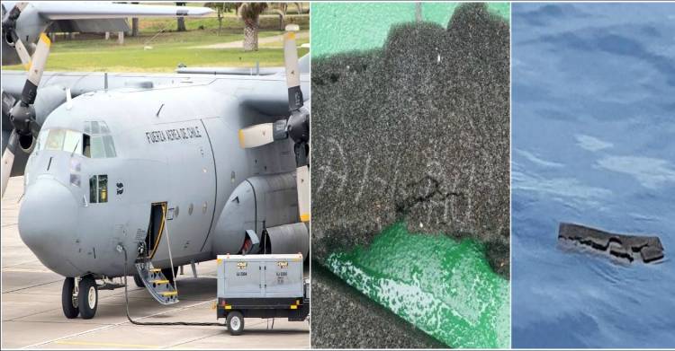Foto: Cortesía Chile confirma que restos hallados son de avión desaparecido
