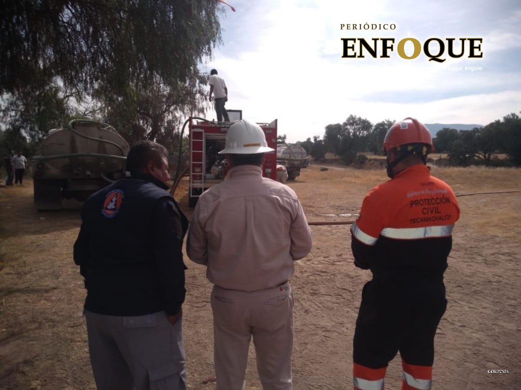 Foto: Cortesía Controlan fuga de Gas LP en Tecamachalco