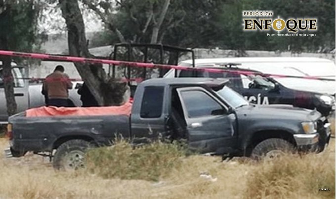 Foto: Cortesía Encuentran cuerpo de un hombre ejecutado en una camioneta