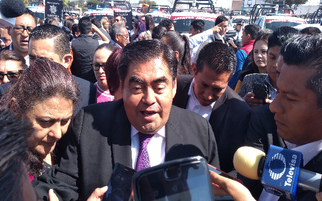 Foto: Daniel Jiménez Afirma Barbosa que ya hubo cambios en mandos de seguridad de San Martín Texmelucan y municipios de la zona conurbada