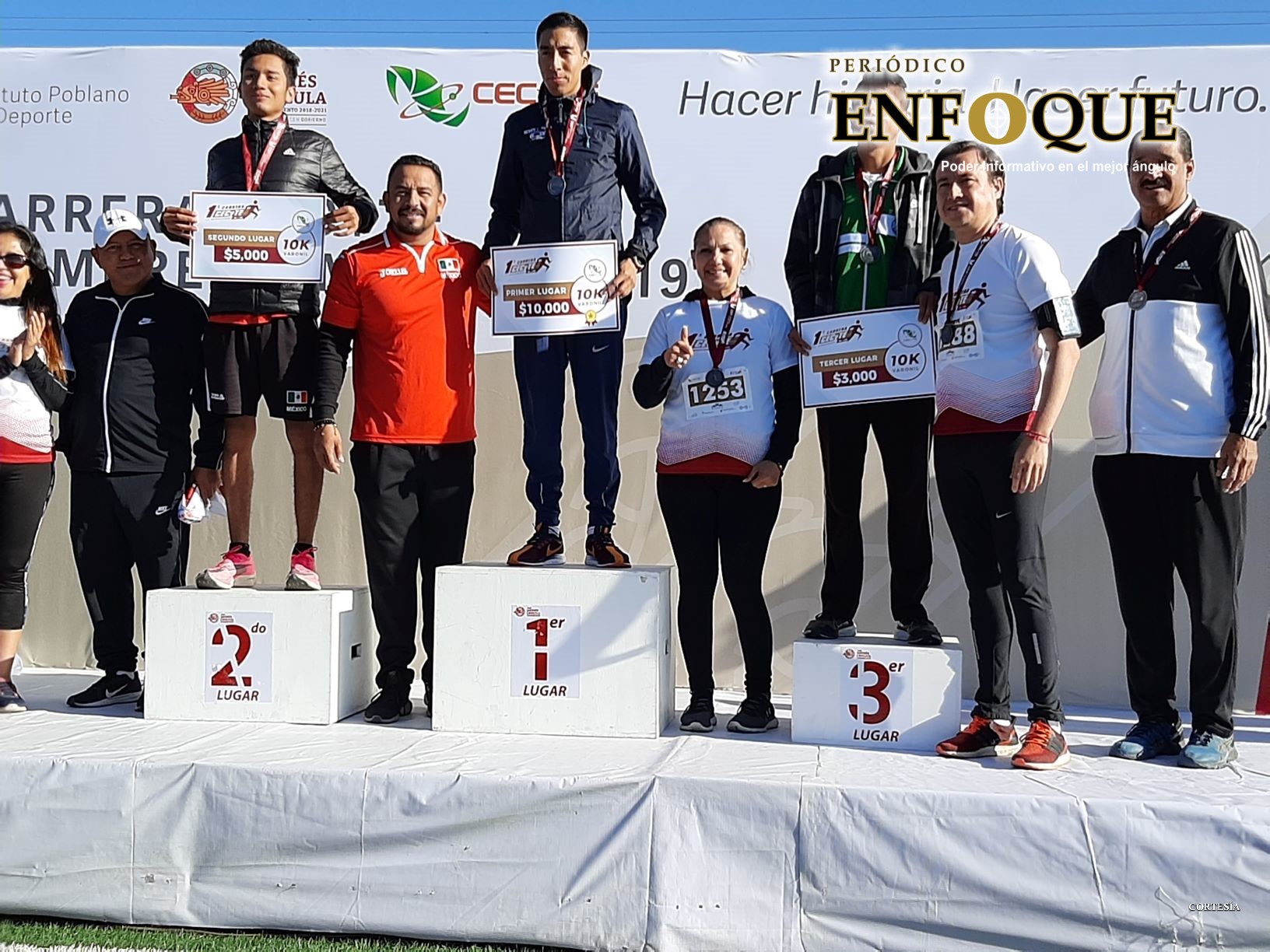 Foto: Cortesía  Más de 1,500 participantes tuvo la Primera Carrera CECyTE