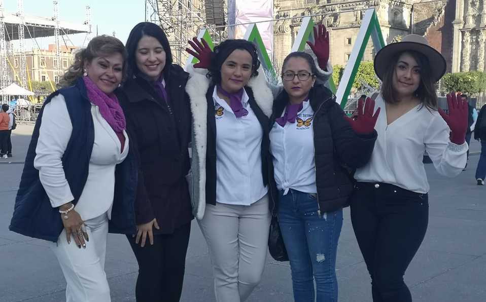 Foto: Cortesía 'Mujeres transformando México' se manifiestan en el Zócalo de CdMx
