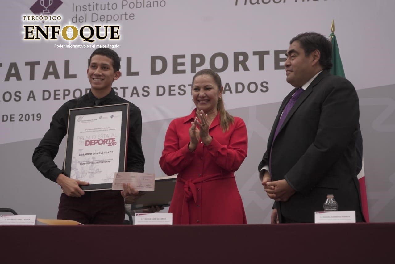 Foto: Antonio Zamora Entregan estímulos económicos a ganadores del Premio Estatal del Deporte (Video)