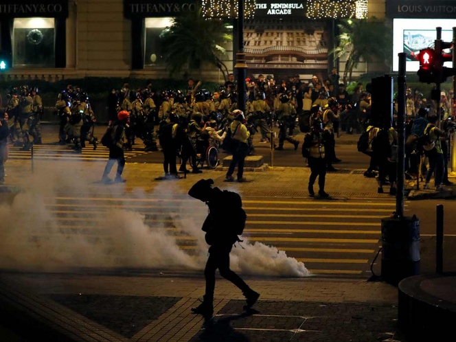 Foto: Cortesía Navidad difícil en Hong Kong por enfrentamientos