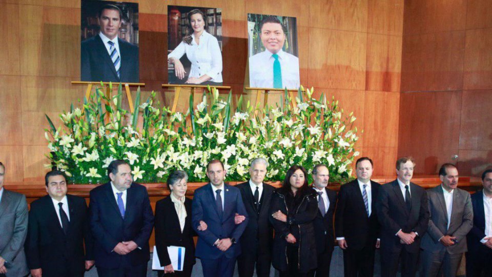 Foto: Cortesía PAN rinde homenaje a Martha Erika Alonso y Rafael Moreno Valle a un año de su fallecimiento