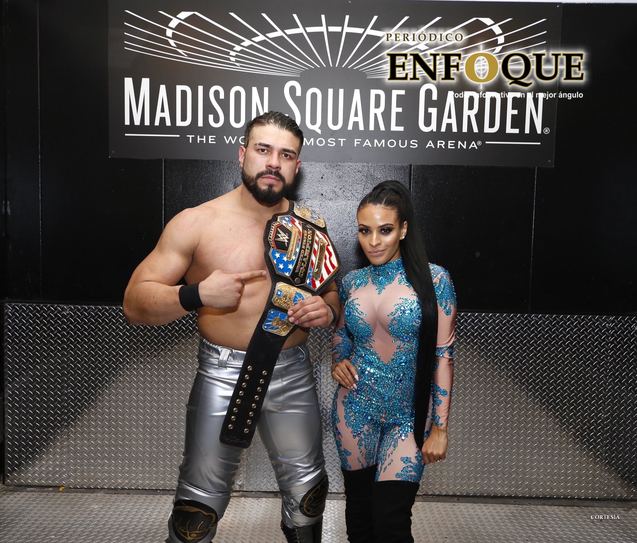 Foto: Cortesía El mexicano Andrade, nuevo campeón de Estados Unidos en WWE (Video)