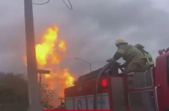 Se registra fuga de gas en ducto de Maxigas en Reynosa